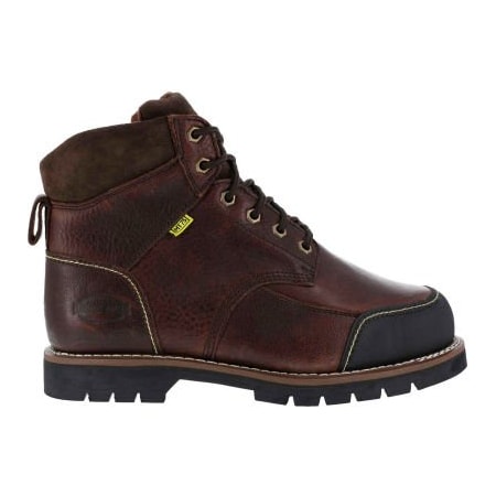 Warson Brands. Iron Age IA0163 Men's 6in Internal Met Guard Work Boot, Brown, Size 11 W IA0163-W-11